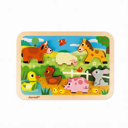 Farm Chunky Puzzle - 7 pc - Image 1