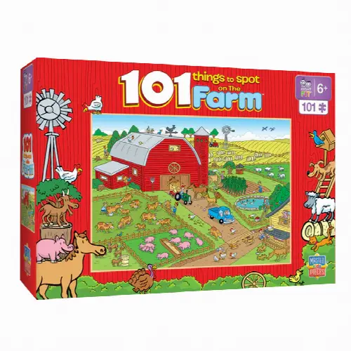 101 Things To Spot On The Farm Puzzle - 101 pc - Image 1
