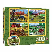 Farm & Country 4-Pack 500 pc Puzzles