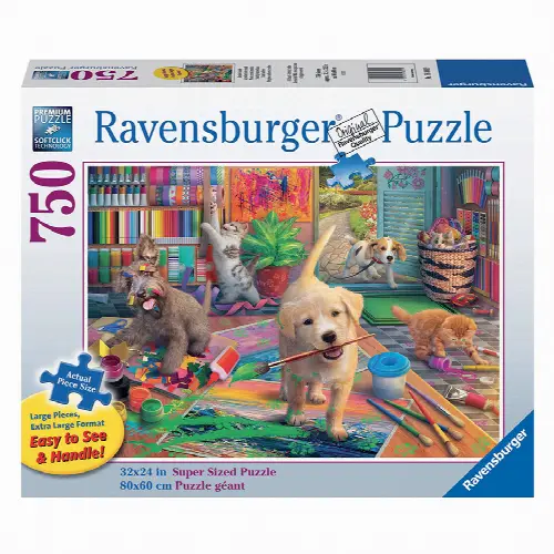 Cute Crafters 750 pc Large Format Puzzle - Image 1