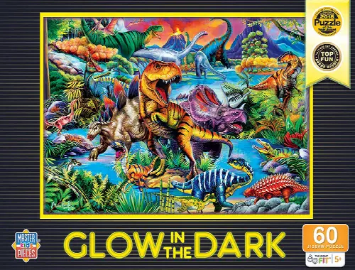 Glow In The Dark King of the Dinos Puzzle - Image 1