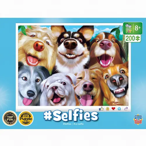 Goofy Grins Selfies - 200 pc - Image 1