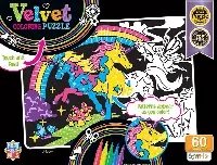 Velvet Coloring Puzzle - Unicorn