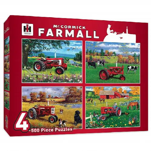 Farmall 4-Pack 500 pc Puzzle - Image 1