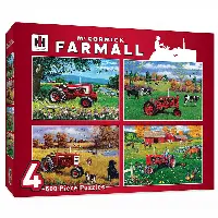 Farmall 4-Pack 500 pc Puzzle