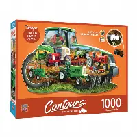 Contours Tractor Shape 1000 pc Puzzle