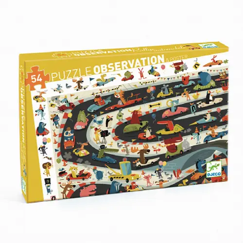 Automobile Rally Observation 54 Piece Puzzle - Image 1