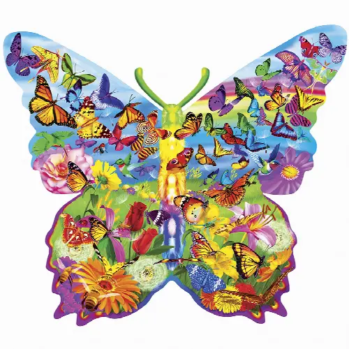 Butterfly Shape 1000 pc Puzzle - Image 1