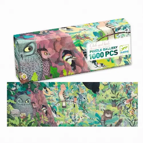 Owls and Birds Gallery Puzzle - 1000pcs - Image 1