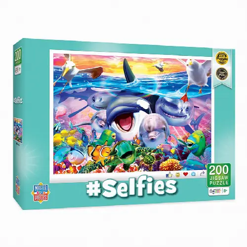 Selfies Wild Waves Puzzle - 200pc - Image 1