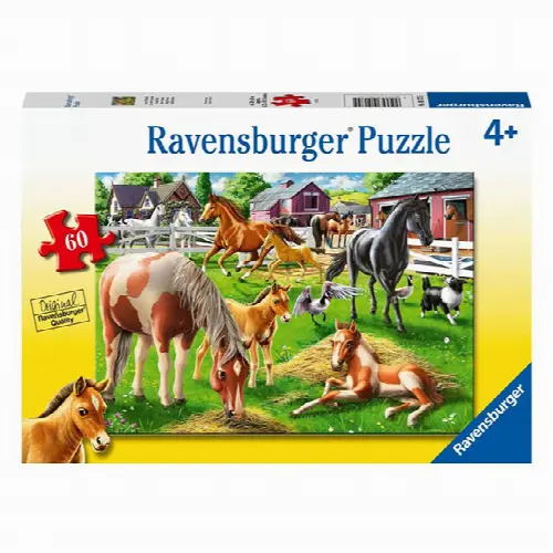 Happy Horses Puzzle - 60pc - Image 1