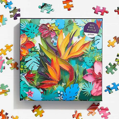 500 Piece Puzzle - Paper Paradise - Image 1