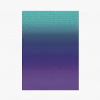 Gradient Puzzle Large - Purple & Teal