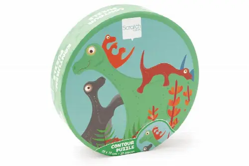 Contour Contrast Puzzle Dino - 100 pcs - Image 1