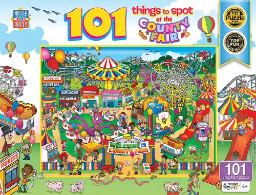 101 Things to Spot at the County Fair Puzzle - 101 pc - Image 1