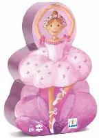 Djeco Silhouette Puzzle - Ballerina with Flower