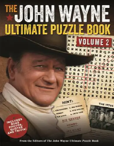 The John Wayne Ultimate Puzzle Book Volume 2: Includes Duke Trivia, Photos and More! - Image 1