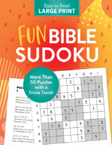 Fun Bible Sudoku Large Print: 50+ Puzzles with a Trivia Twist! - Image 1