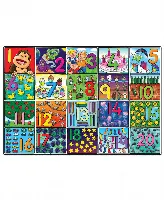 Orchard Toys Big Number Jigsaw Puzzle Poster, 20 Piece
