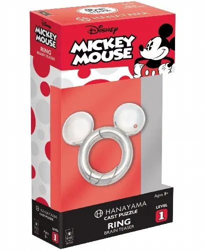 Hanayama Level 1 Cast Puzzle - Disney Mickey Mouse-Ring - Image 1