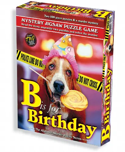 Tdc Games B Is For Birthday Murder Mystery Jigsaw Puzzle - 1000 Piece - Image 1