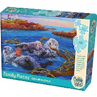 Sea Otter Family - Family Pieces Puzzle | Jigsaw