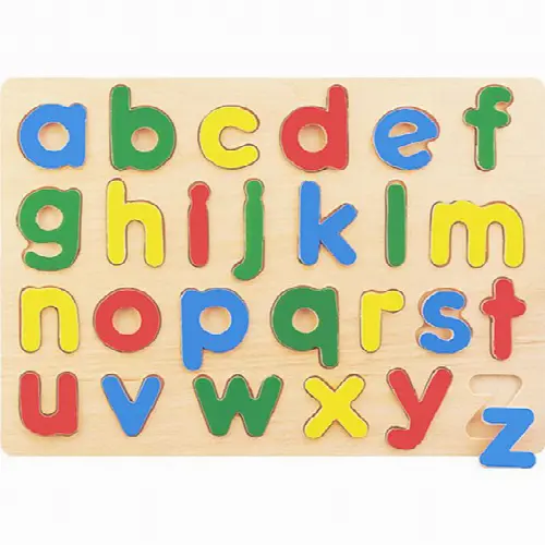 Little Moppet: Alphabet Chunky Wooden Puzzle - Image 1