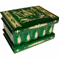 Romanian Puzzle Box - Large Green