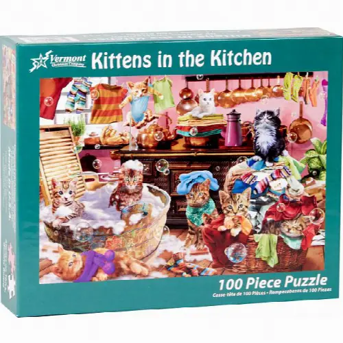 Kittens in the Kitchen | Jigsaw - Image 1