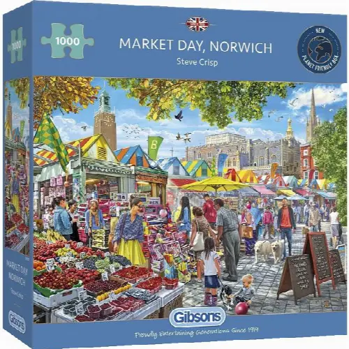 Market Day, Norwich | Jigsaw - Image 1