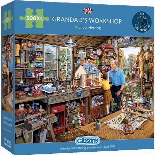 Grandad's Workshop - Large 500 Piece | Jigsaw - Image 1