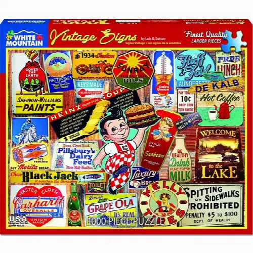 Vintage Signs | Jigsaw - Image 1