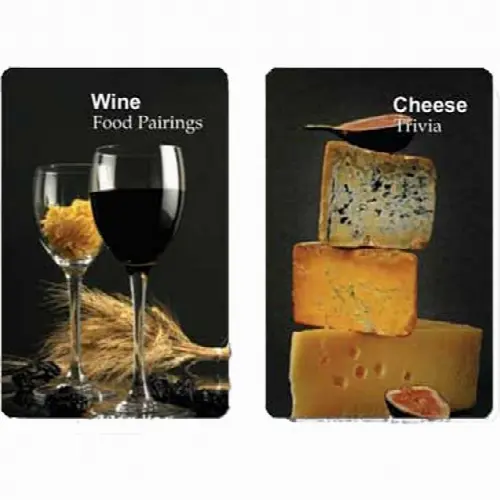 Playing Cards - Wine and Cheese Facts - Image 1