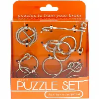 Hanayama Wire Puzzle Set - Orange