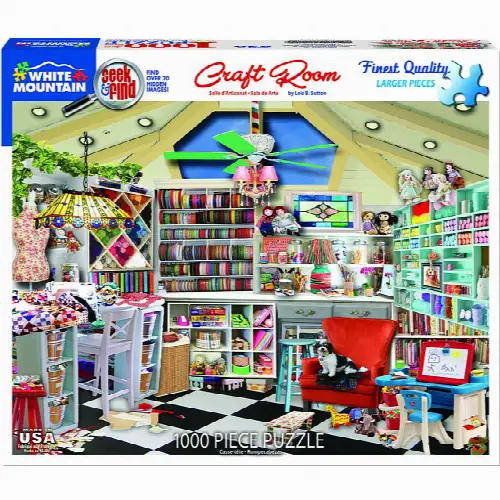 Craft Room Seek & Find | Jigsaw - Image 1