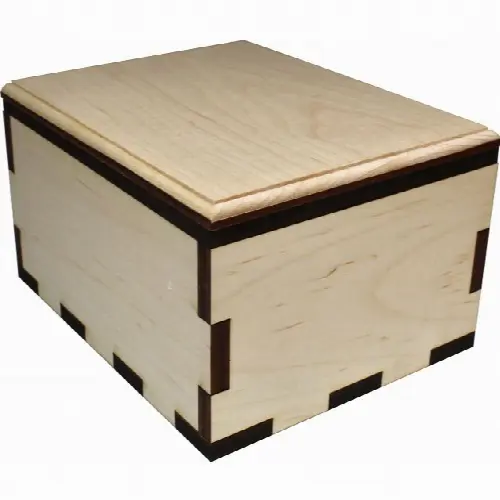 Hurricane Puzzle Box - Plain Maple - Image 1