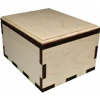Hurricane Puzzle Box - Plain Maple