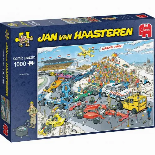 Jan van Haasteren Comic Puzzle - Grand Prix (1000 Pieces) | Jigsaw - Image 1