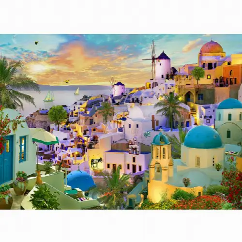 Santorini Sunset | Jigsaw - Image 1