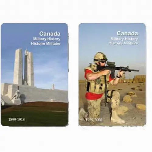 Playing Cards - Canada Military History Facts - Image 1