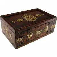 Wooden Puzzle Gift Box - Teak