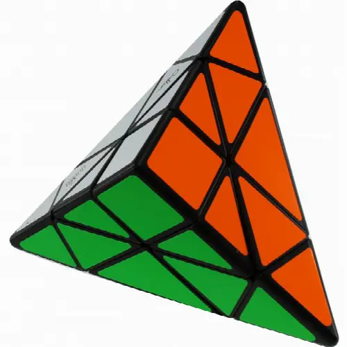 mf8 & Oskar More Madness Pyraminx - Black Body - Image 1