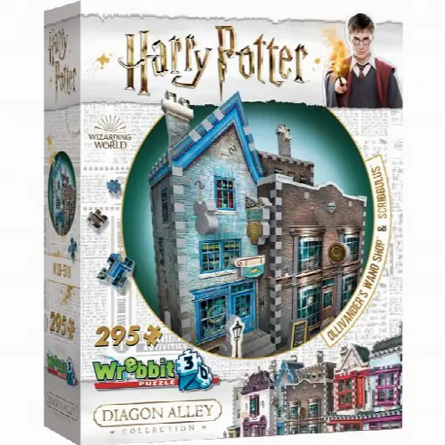 Harry Potter: Ollivander's Wand Shop - Wrebbit 3D Jigsaw Puzzle | Jigsaw - Image 1