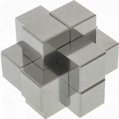 Six-Way Set - Aluminum 6 Piece Burr Puzzle - Image 1
