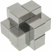Six-Way Set - Aluminum 6 Piece Burr Puzzle