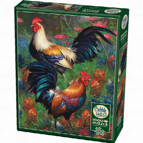 Roosters | Jigsaw - Image 1