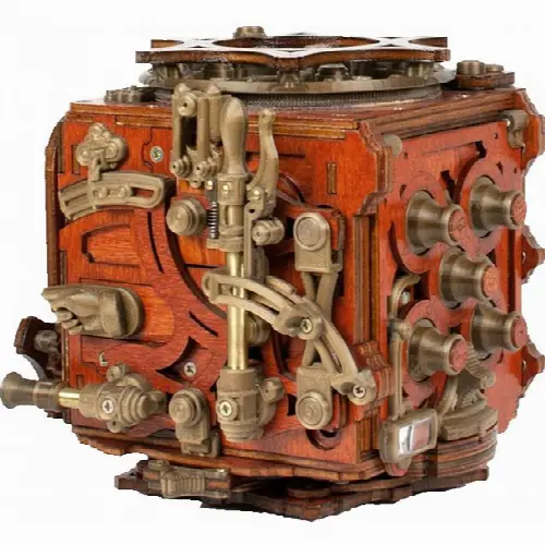 Mecanigma - Wooden DIY Puzzle Box Kit - Image 1