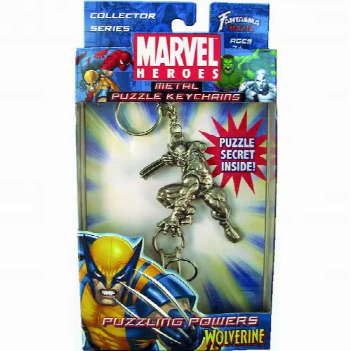 Marvel Heroes - Metal Puzzle Keychains - Wolverine - Image 1