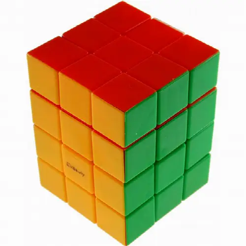 Center shifted 3x3x4 i-Cube with Evgeniy logo - Stickerless - Image 1