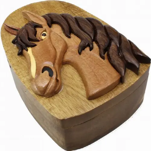 Horse Head - 3D Puzzle Box - Image 1